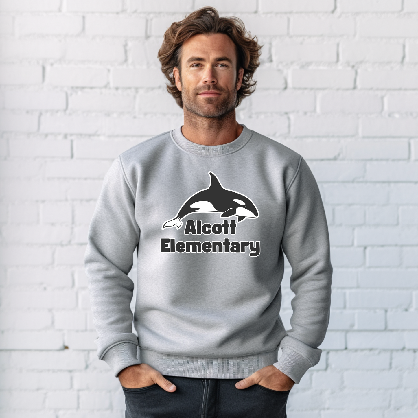 Classic Alcott Elementary Crewneck Sweatshirt