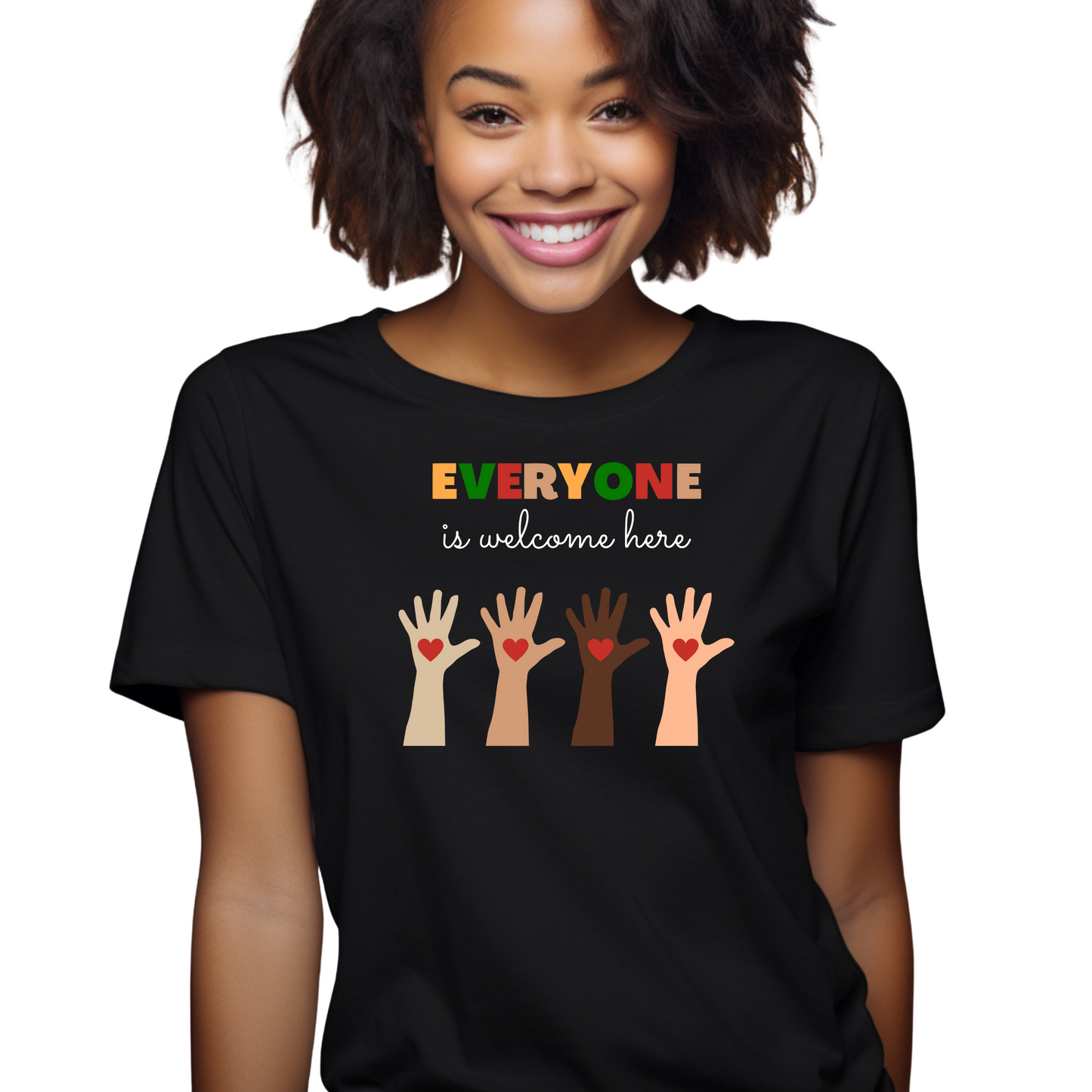 Everyone Is Welcome Here Short Sleeve Shirt