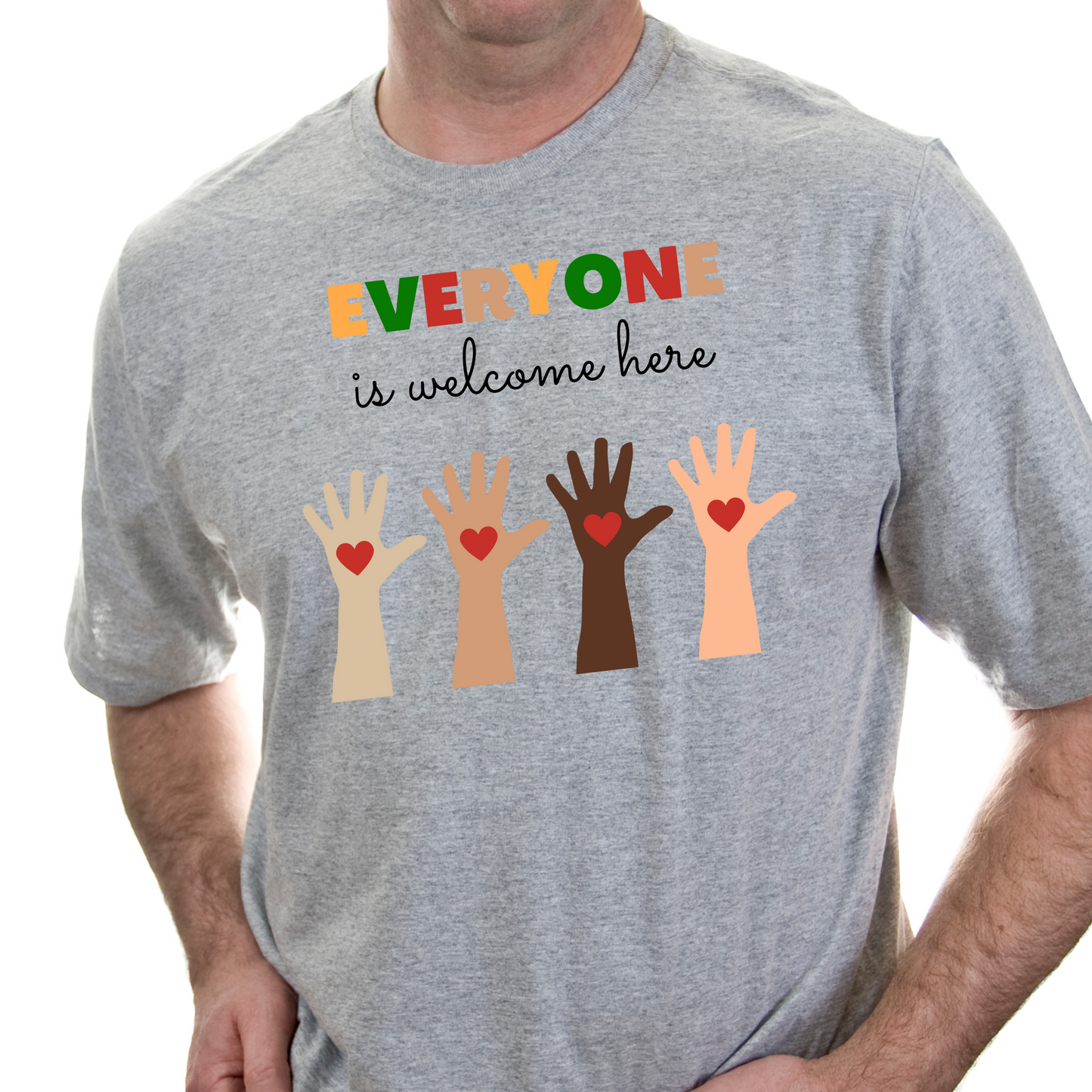 Everyone Is Welcome Here Short Sleeve Shirt