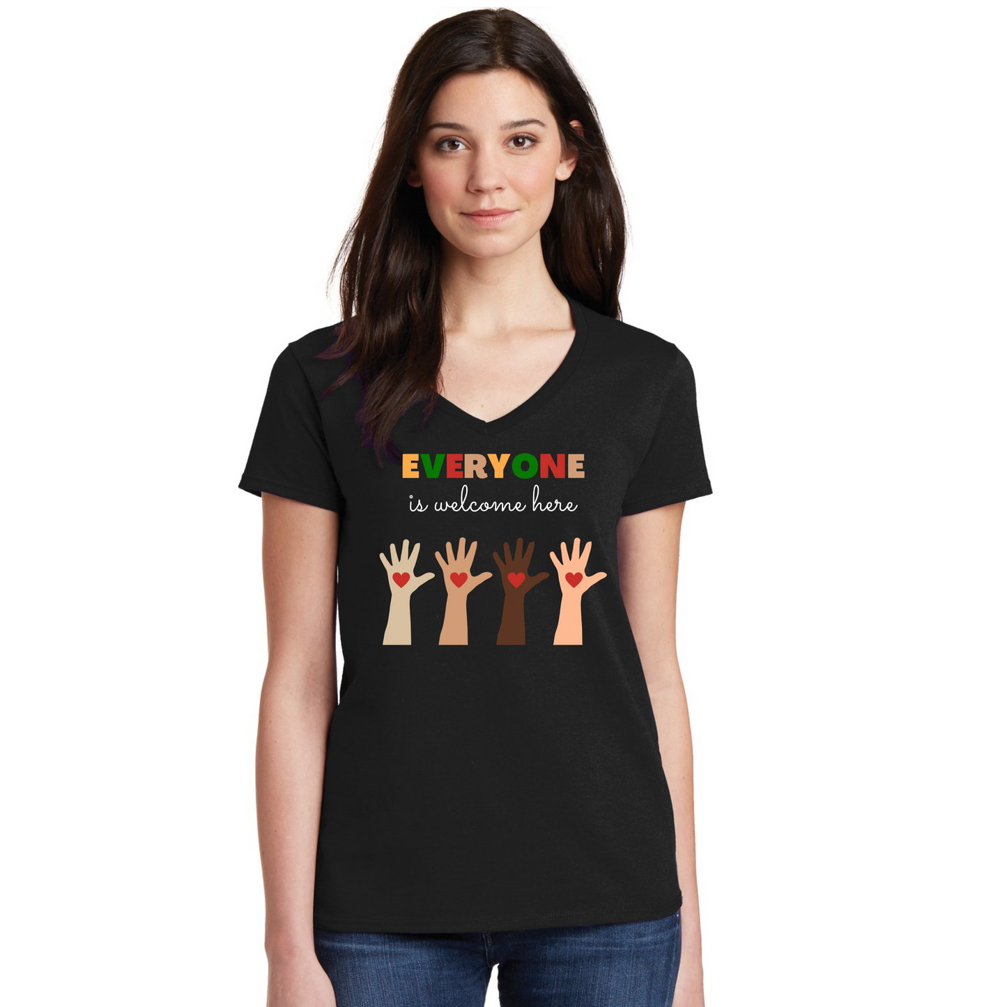 Everyone Is Welcome Here Short Sleeve Shirt