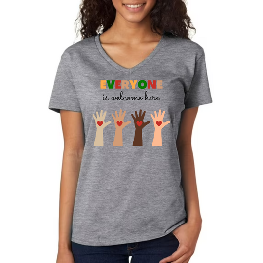 Everyone Is Welcome Here Short Sleeve Shirt