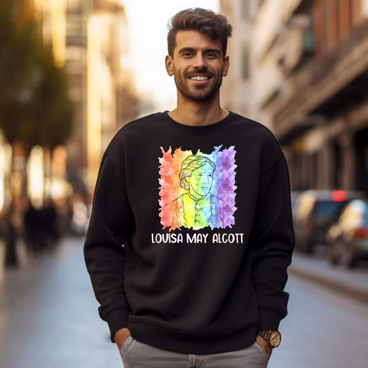 Louisa May Alcott Pride Crewneck Sweatshirt