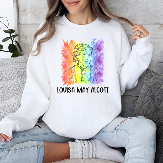 Louisa May Alcott Pride Crewneck Sweatshirt