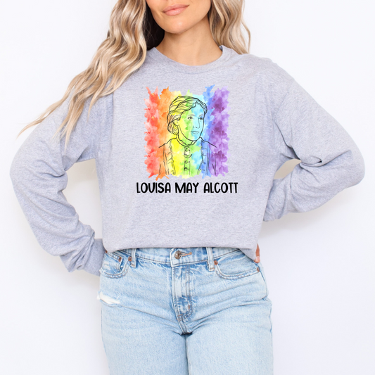 Louisa May Alcott Pride Long Sleeve Shirt