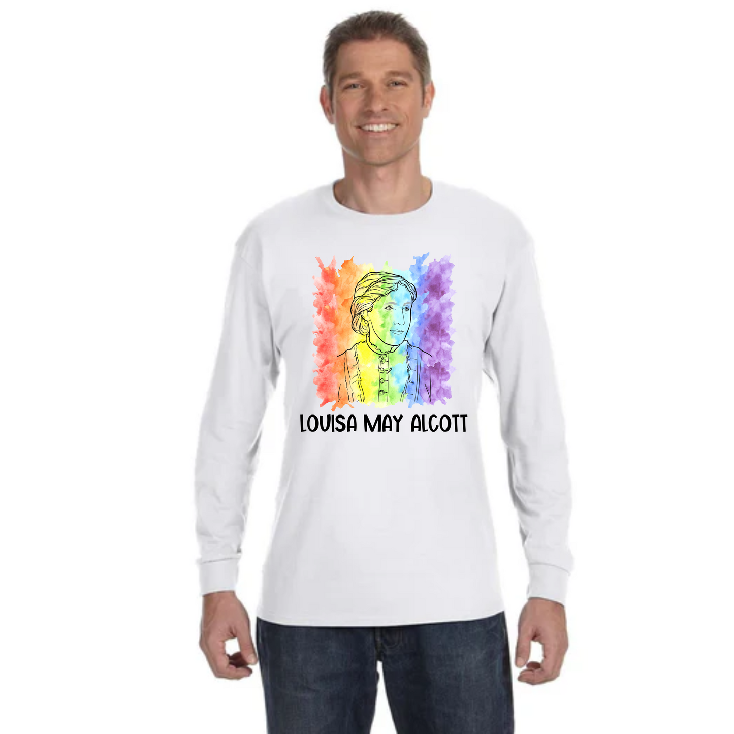 Louisa May Alcott Pride Long Sleeve Shirt