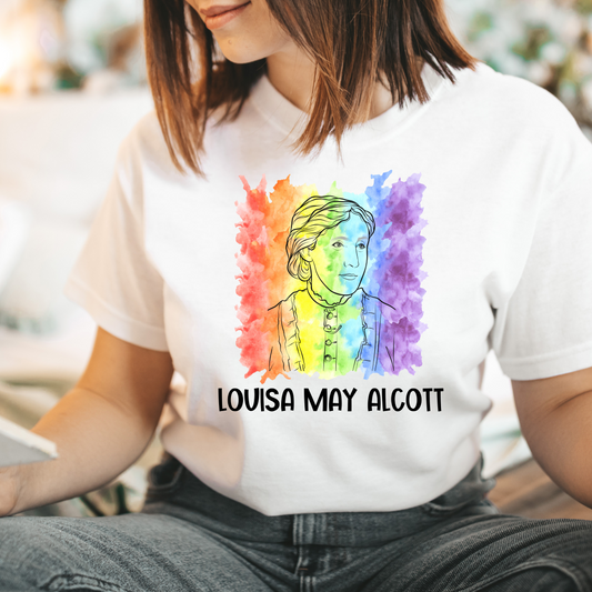 Louisa May Alcott Pride Short Sleeve Shirt