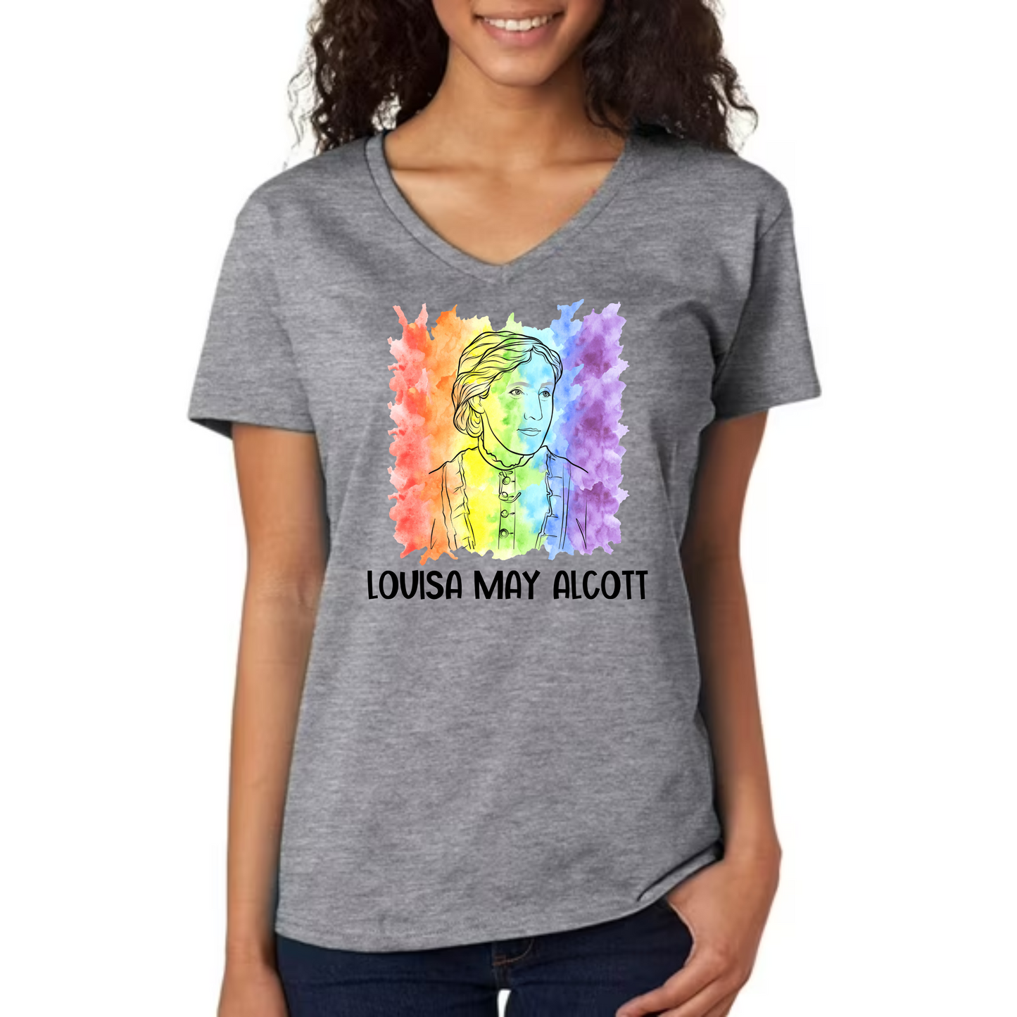 Louisa May Alcott Pride Short Sleeve Shirt