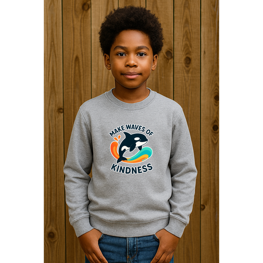 Make Waves of Kindness | Anti-Bullying Month Crewneck Sweatshirt