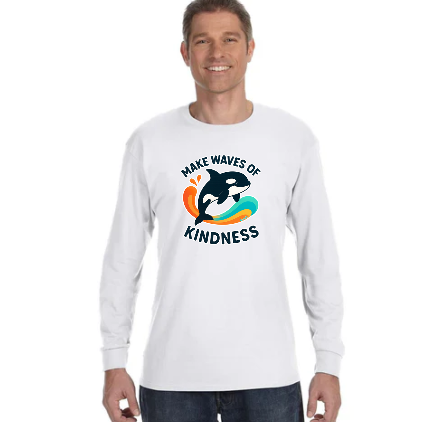 Make Waves of Kindness | Anti-Bullying Month Long Sleeve Shirt