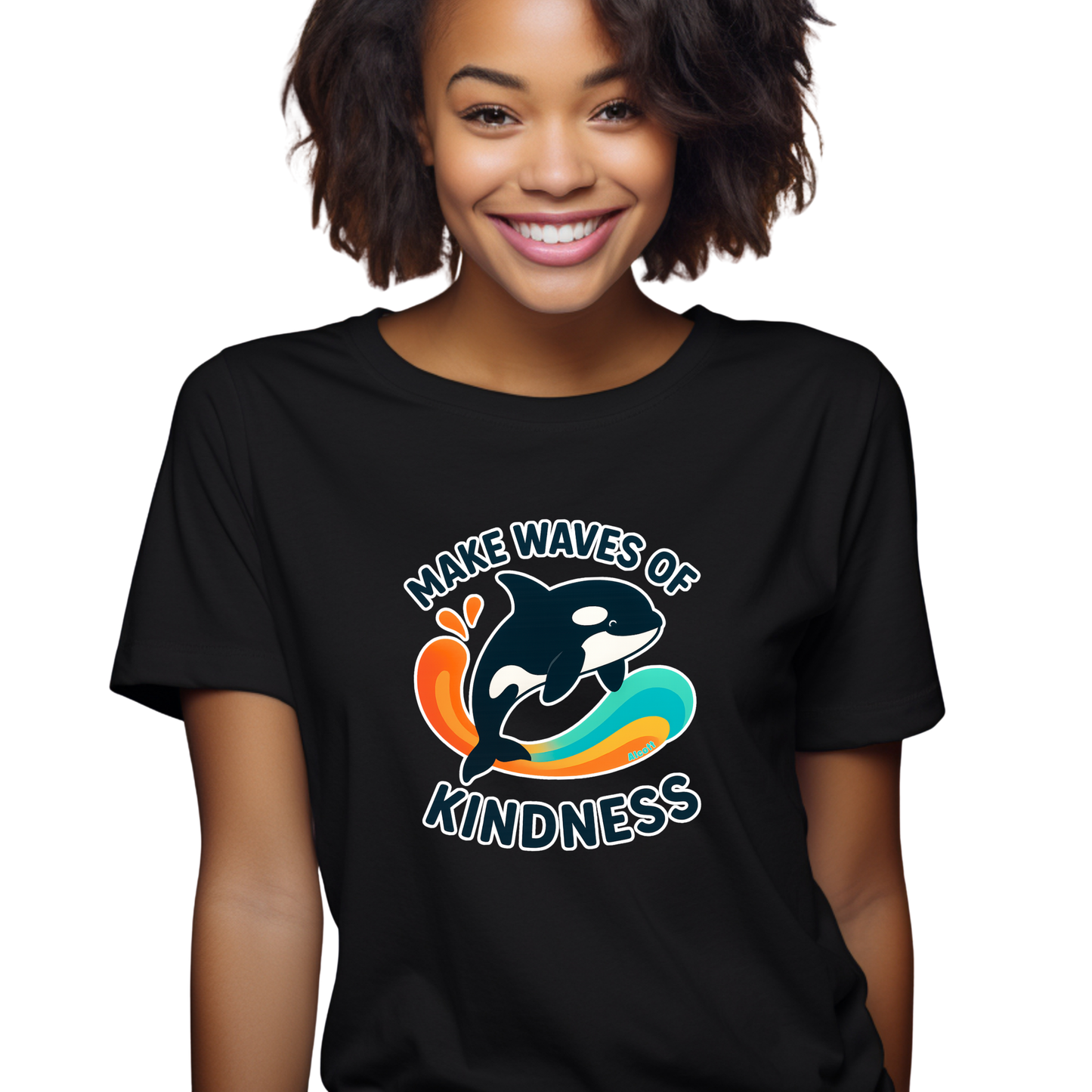 Make Waves of Kindness | Anti-Bullying Month Short Sleeve Shirt