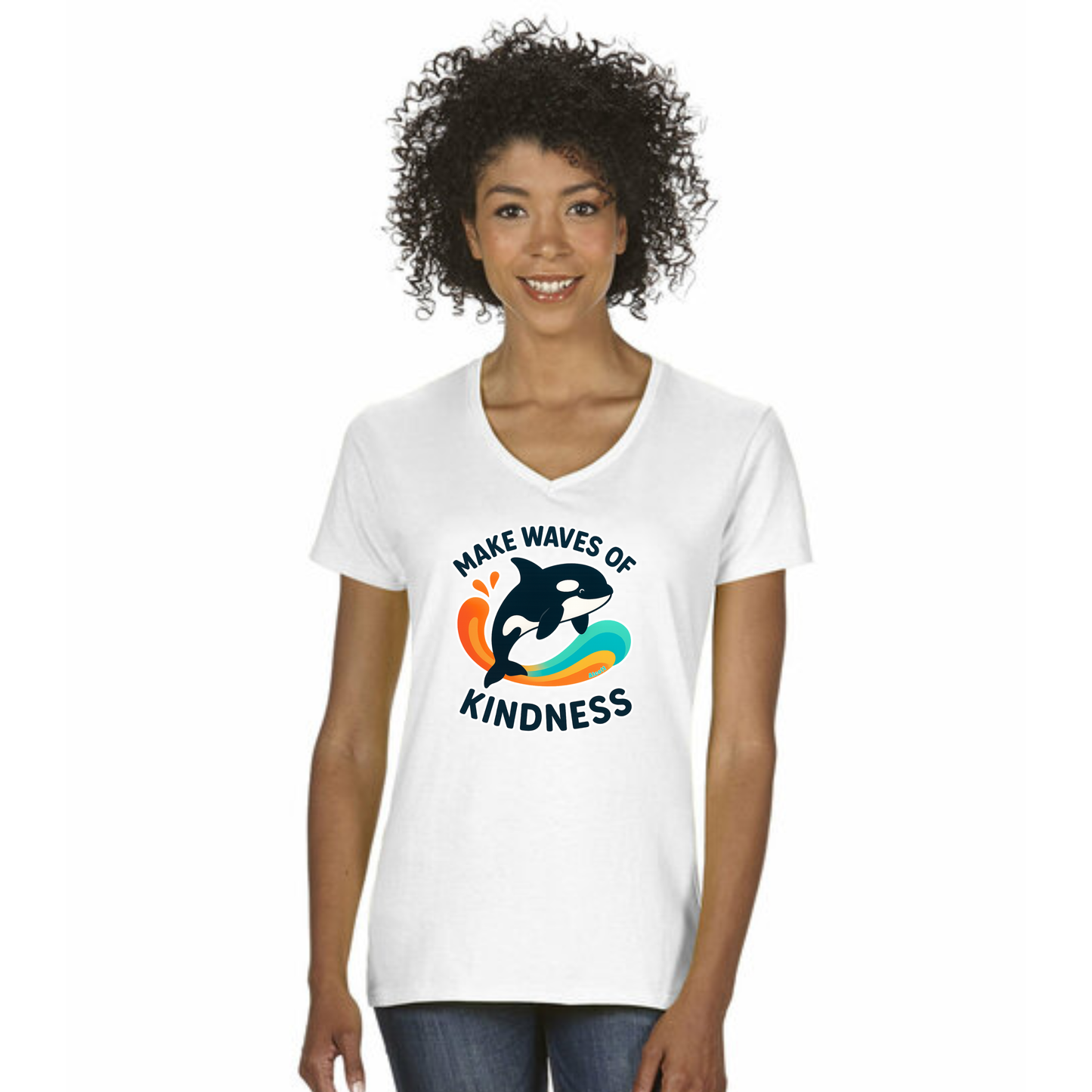 Make Waves of Kindness | Anti-Bullying Month Short Sleeve Shirt