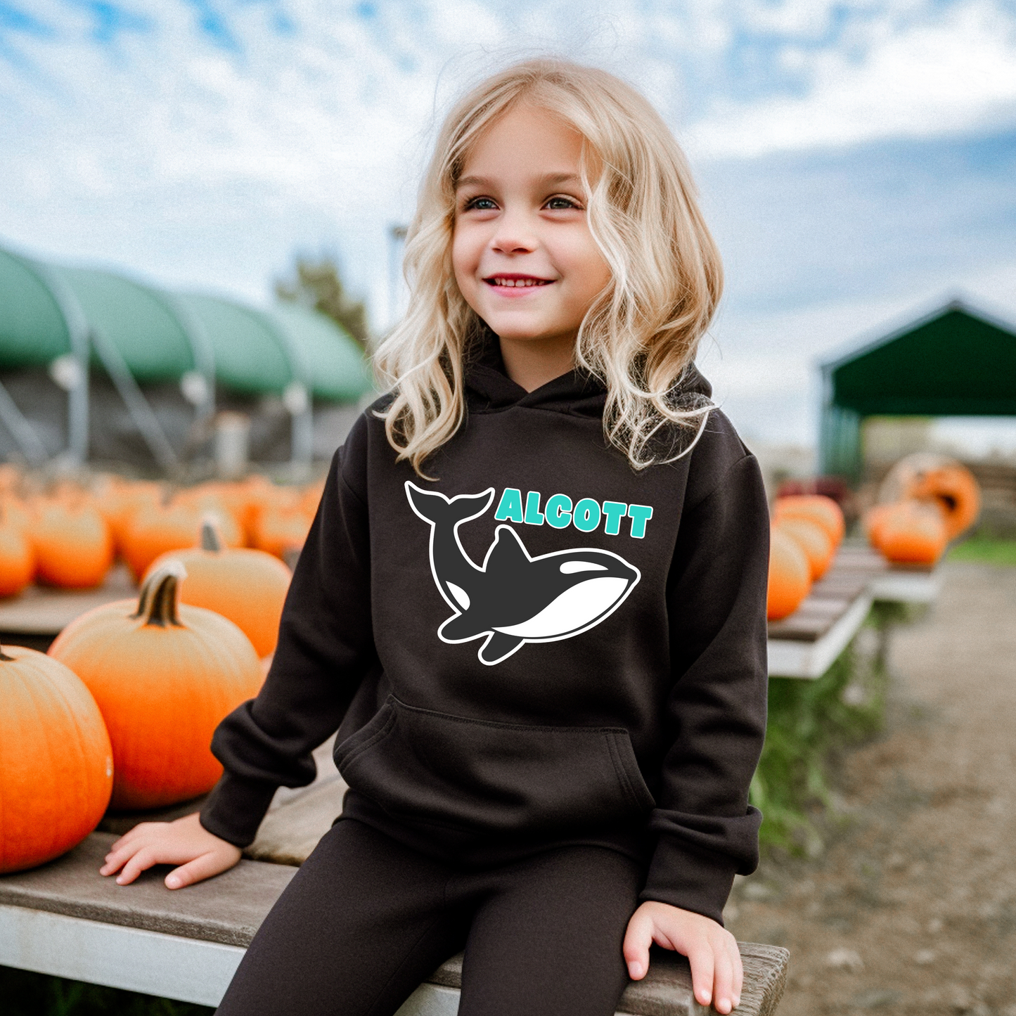 Orca Mascot Hoodie