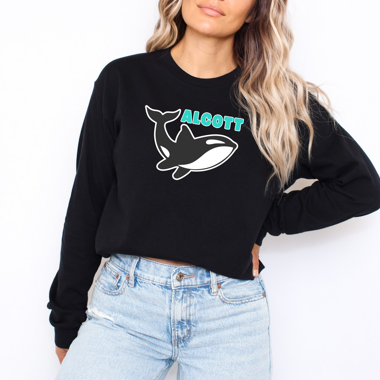 Orca Mascot Long Sleeve Shirt