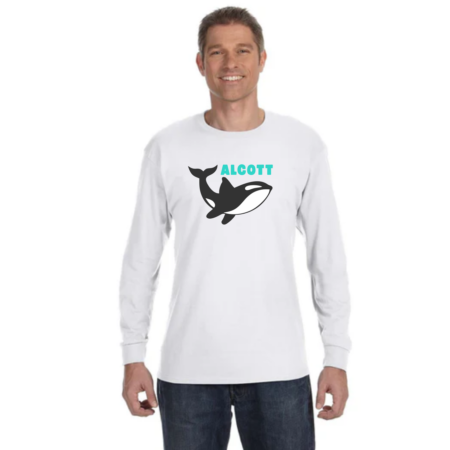 Orca Mascot Long Sleeve Shirt