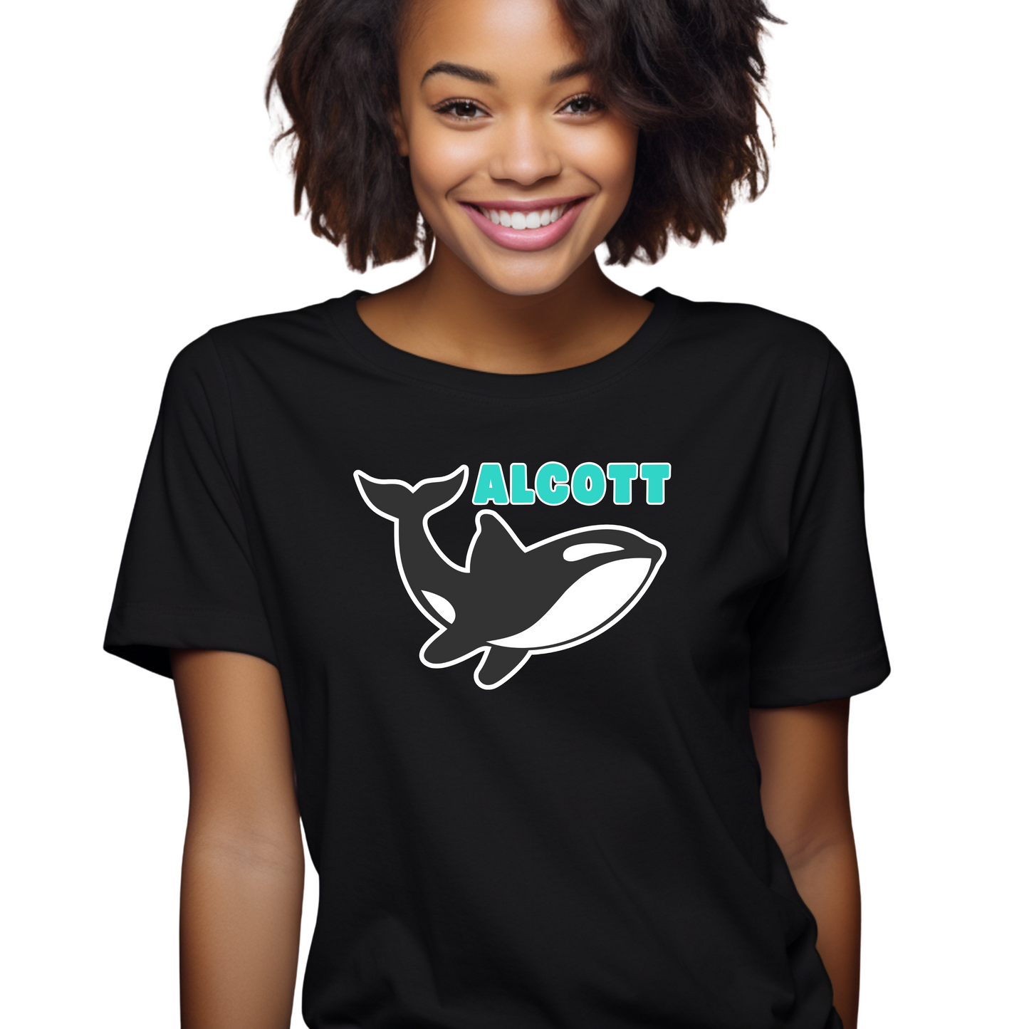 Orca Mascot Short Sleeve Shirt