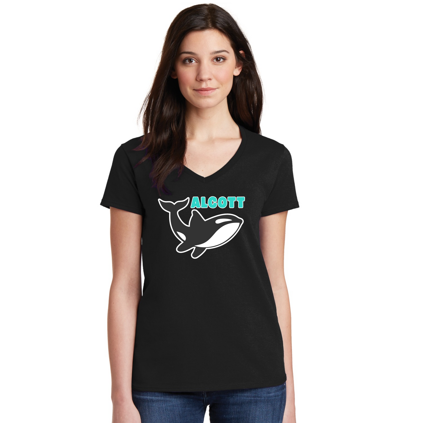 Orca Mascot Short Sleeve Shirt