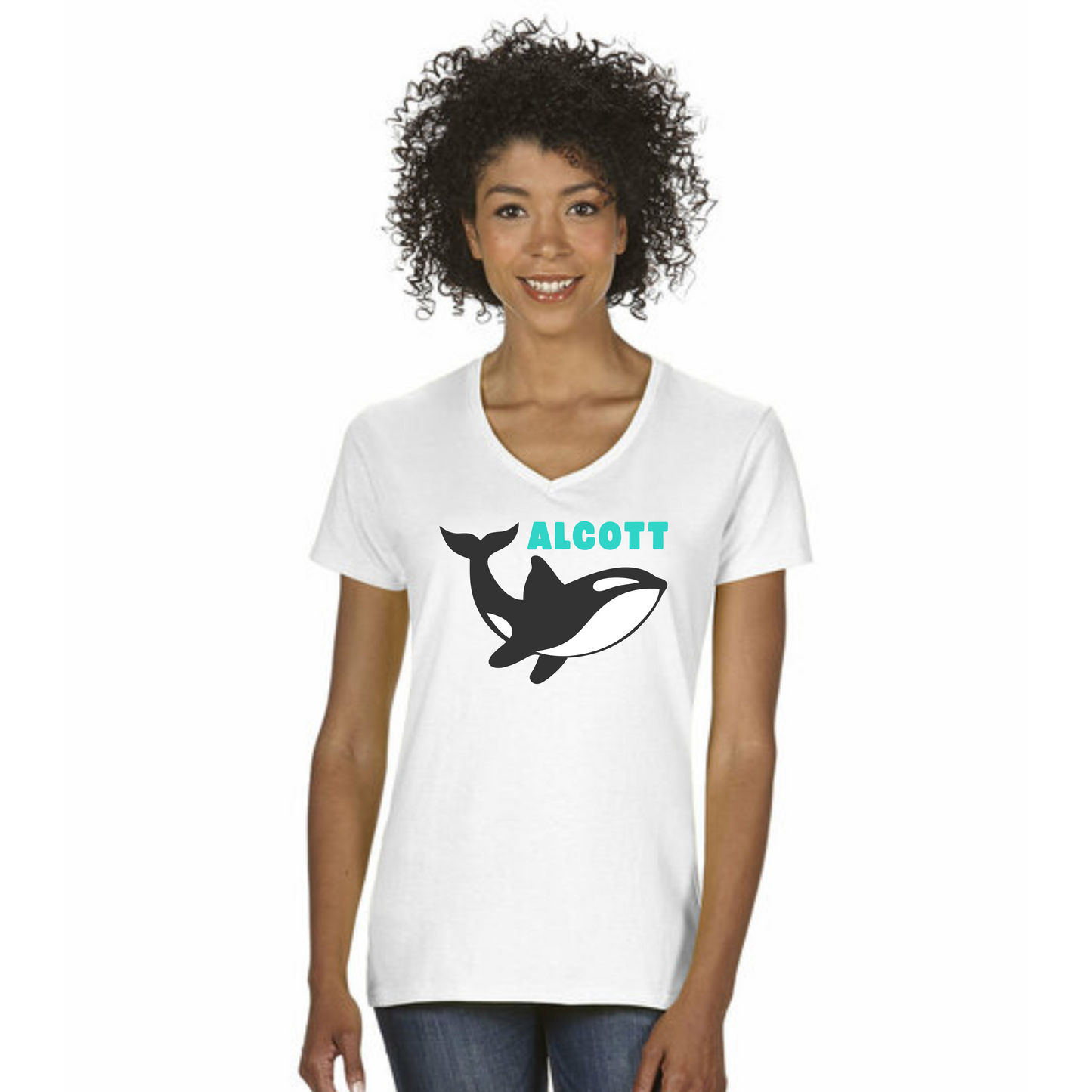 Orca Mascot Short Sleeve Shirt
