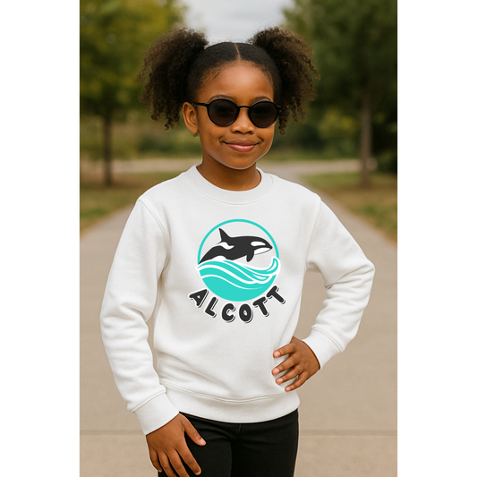 Orca Waves Crewneck Sweatshirt
