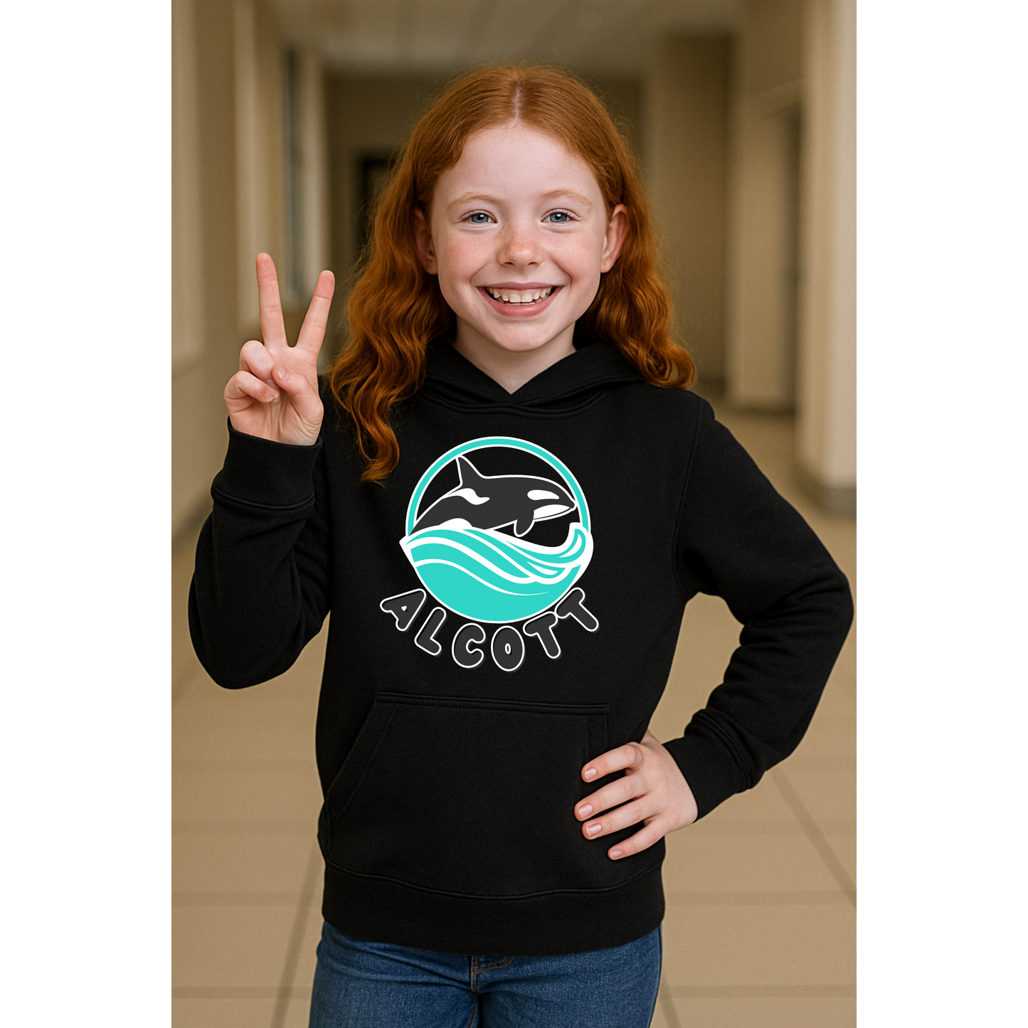 Orca Waves Hoodie
