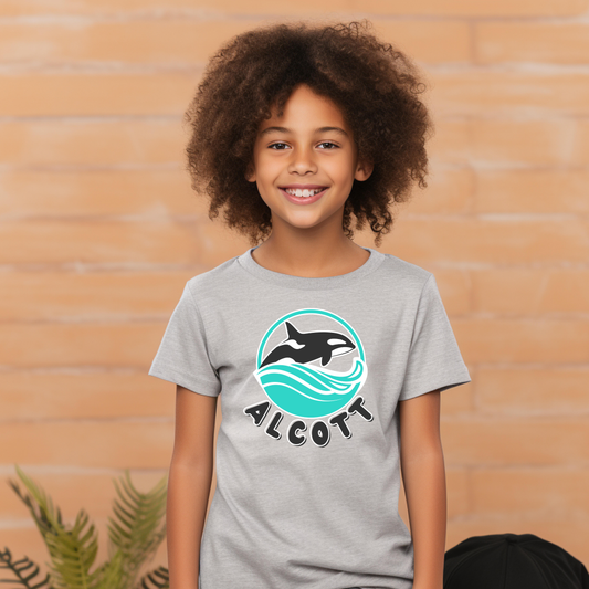 Orca Waves Short Sleeve Shirt