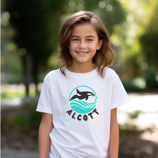 Orca Waves Short Sleeve Shirt