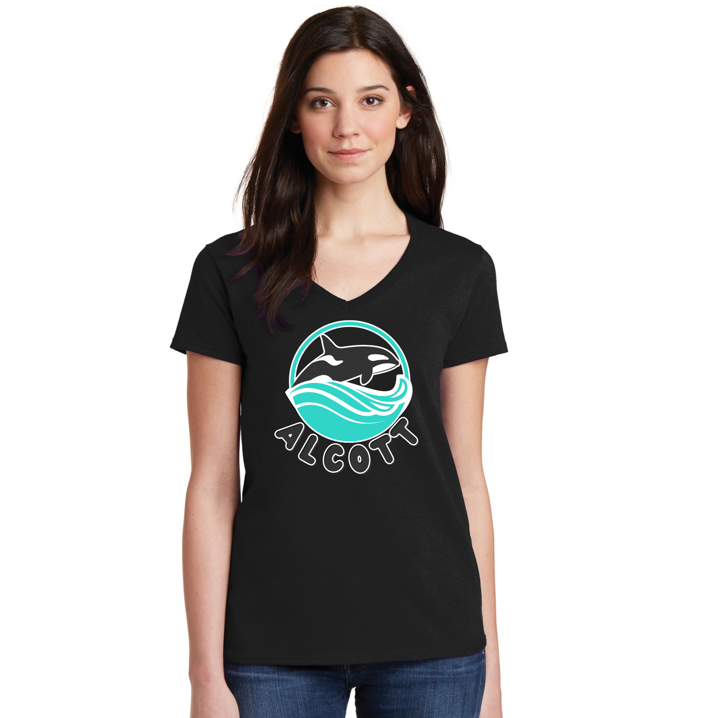 Orca Waves Short Sleeve Shirt