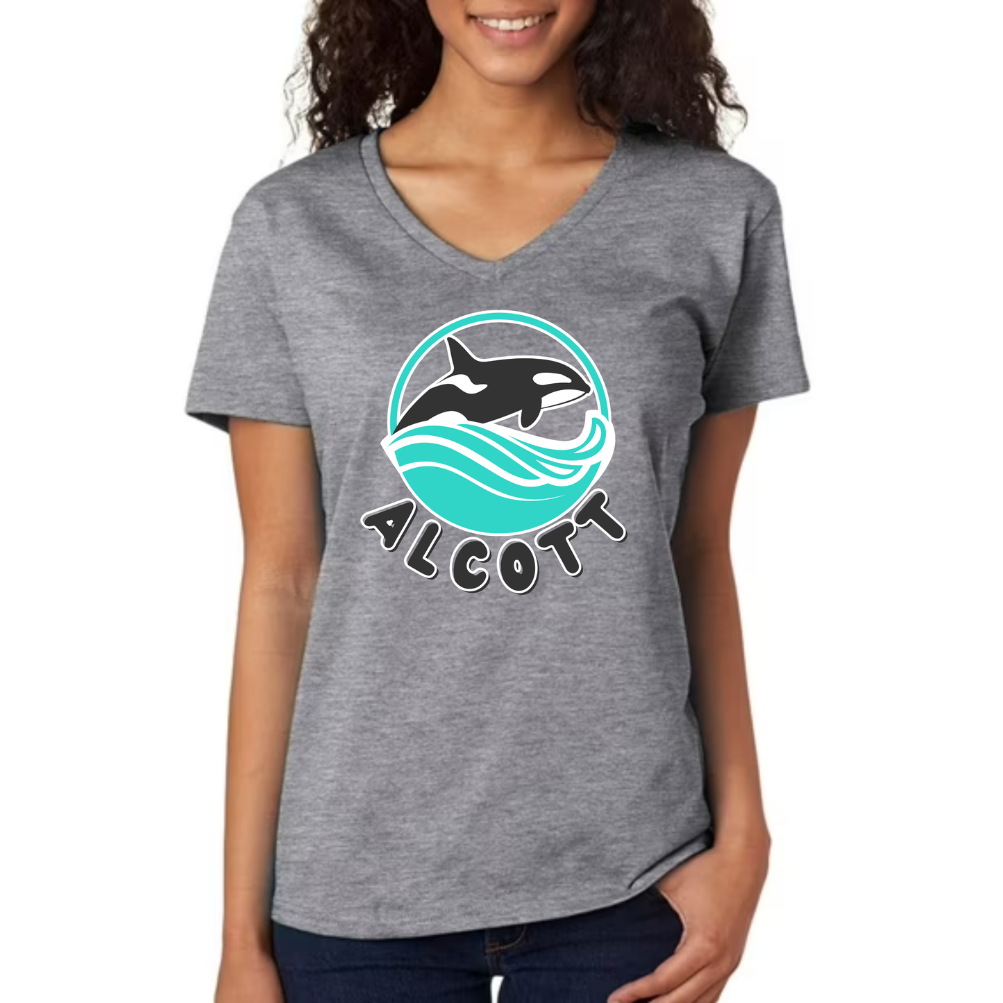 Orca Waves Short Sleeve Shirt