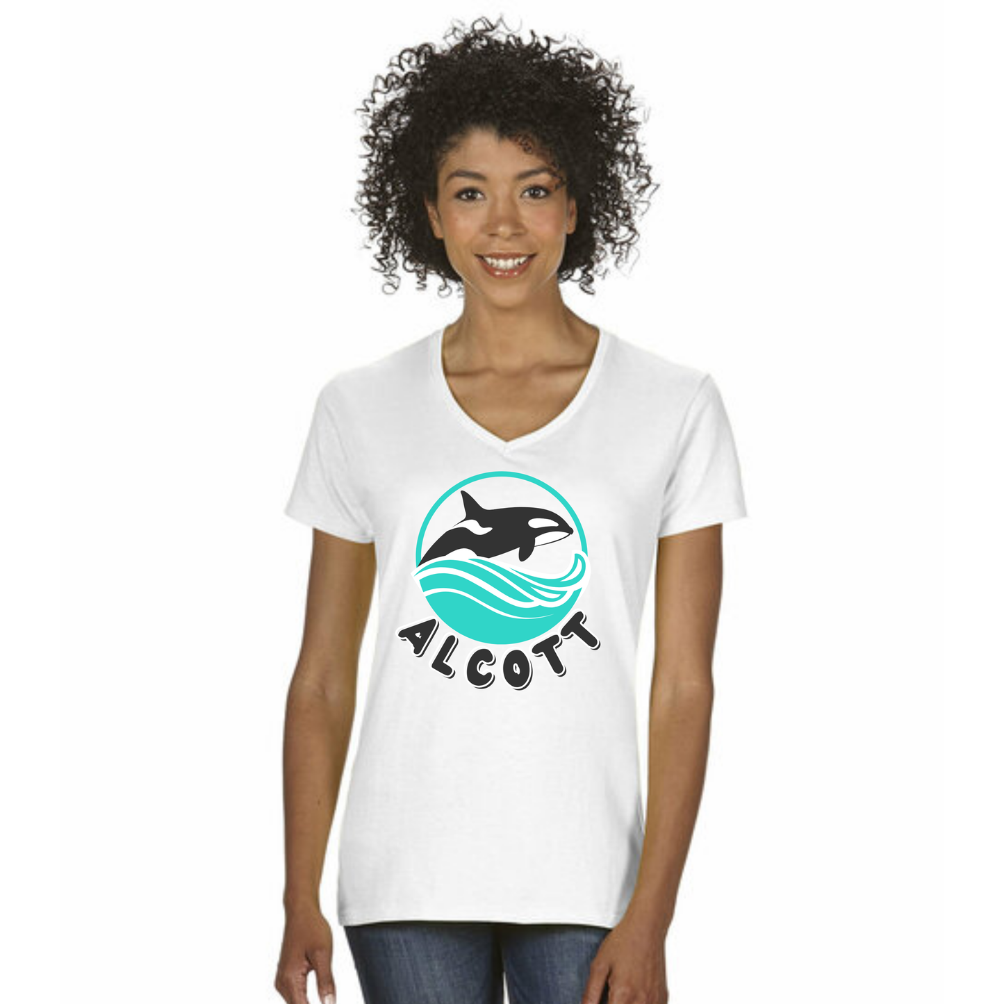 Orca Waves Short Sleeve Shirt