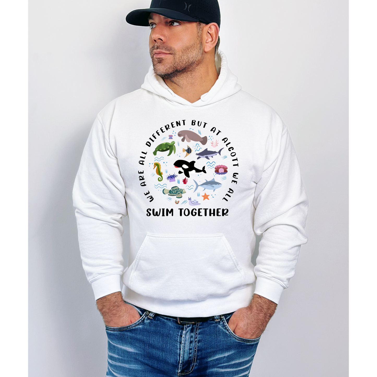 We All Swim Together Hoodie