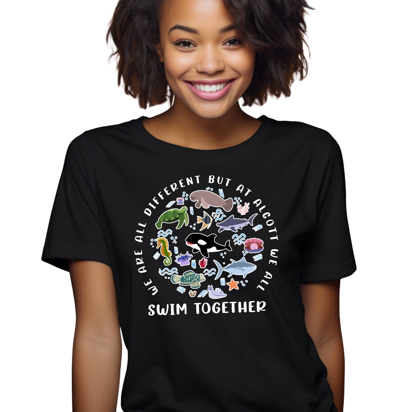 We All Swim Together Short Sleeve Shirt