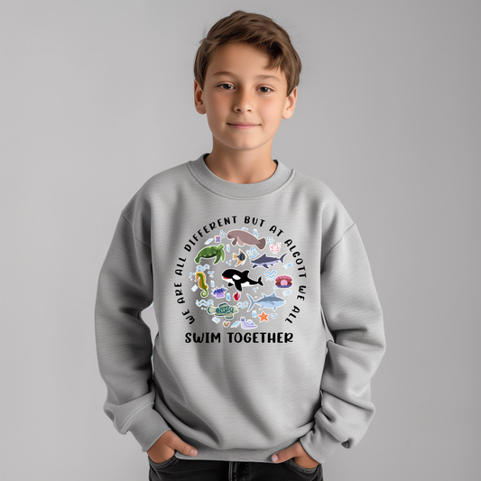 We All Swim Together Crewneck Sweatshirt