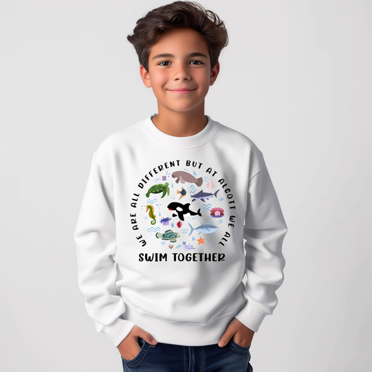 We All Swim Together Crewneck Sweatshirt