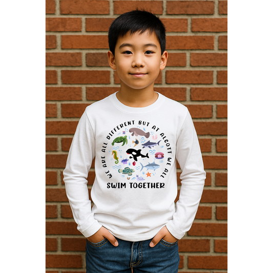 We All Swim Together Long Sleeve Shirt