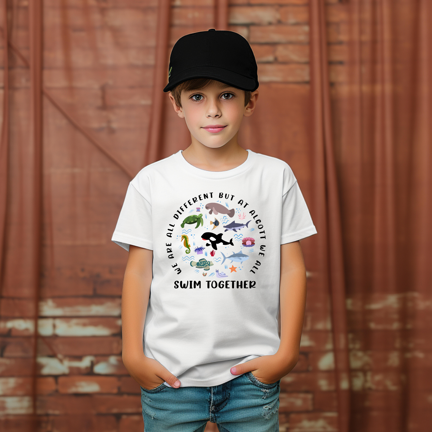 We All Swim Together Short Sleeve Shirt