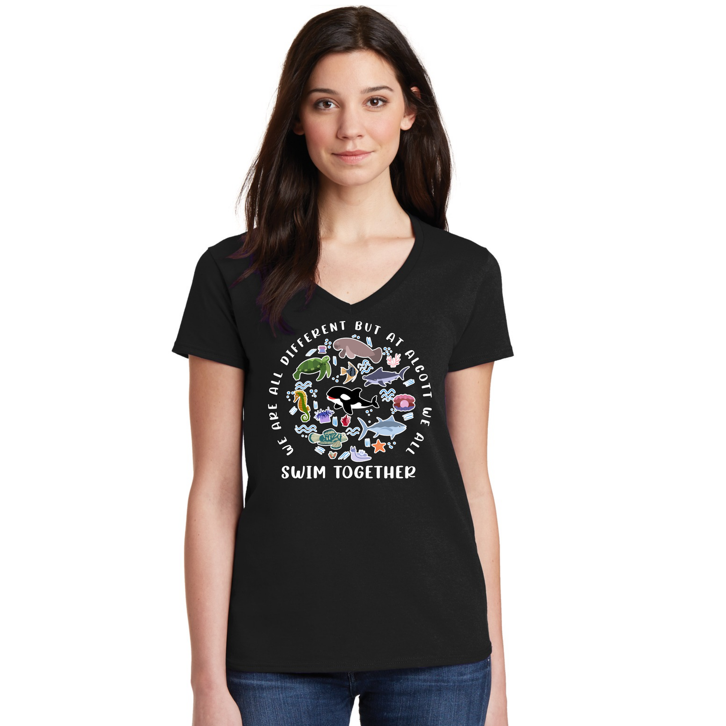 We All Swim Together Short Sleeve Shirt
