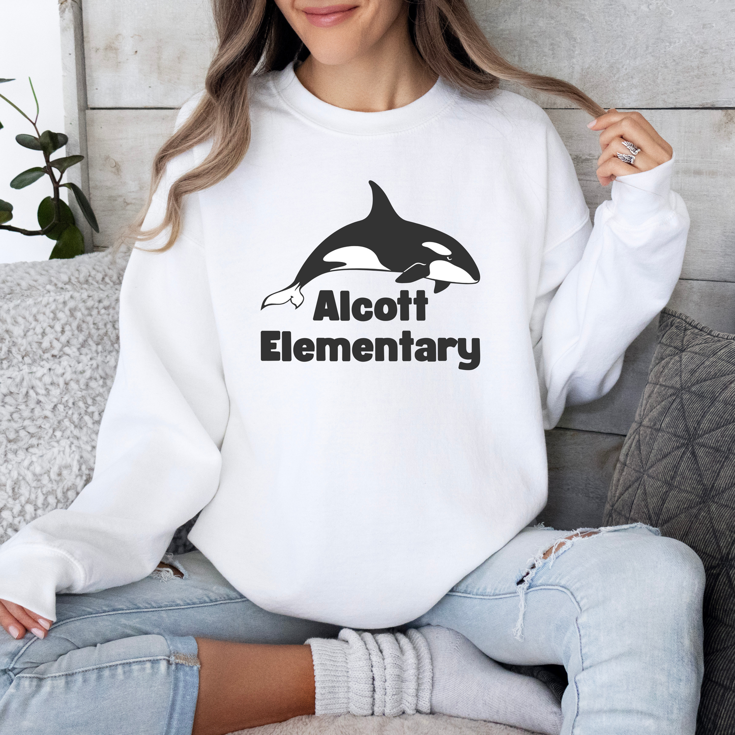 Classic Alcott Elementary Crewneck Sweatshirt