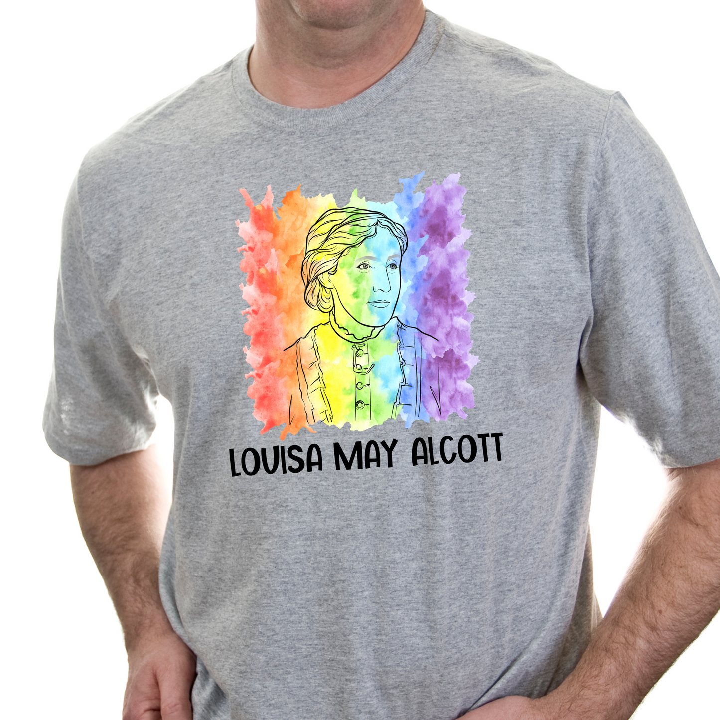 Louisa May Alcott Pride Short Sleeve Shirt