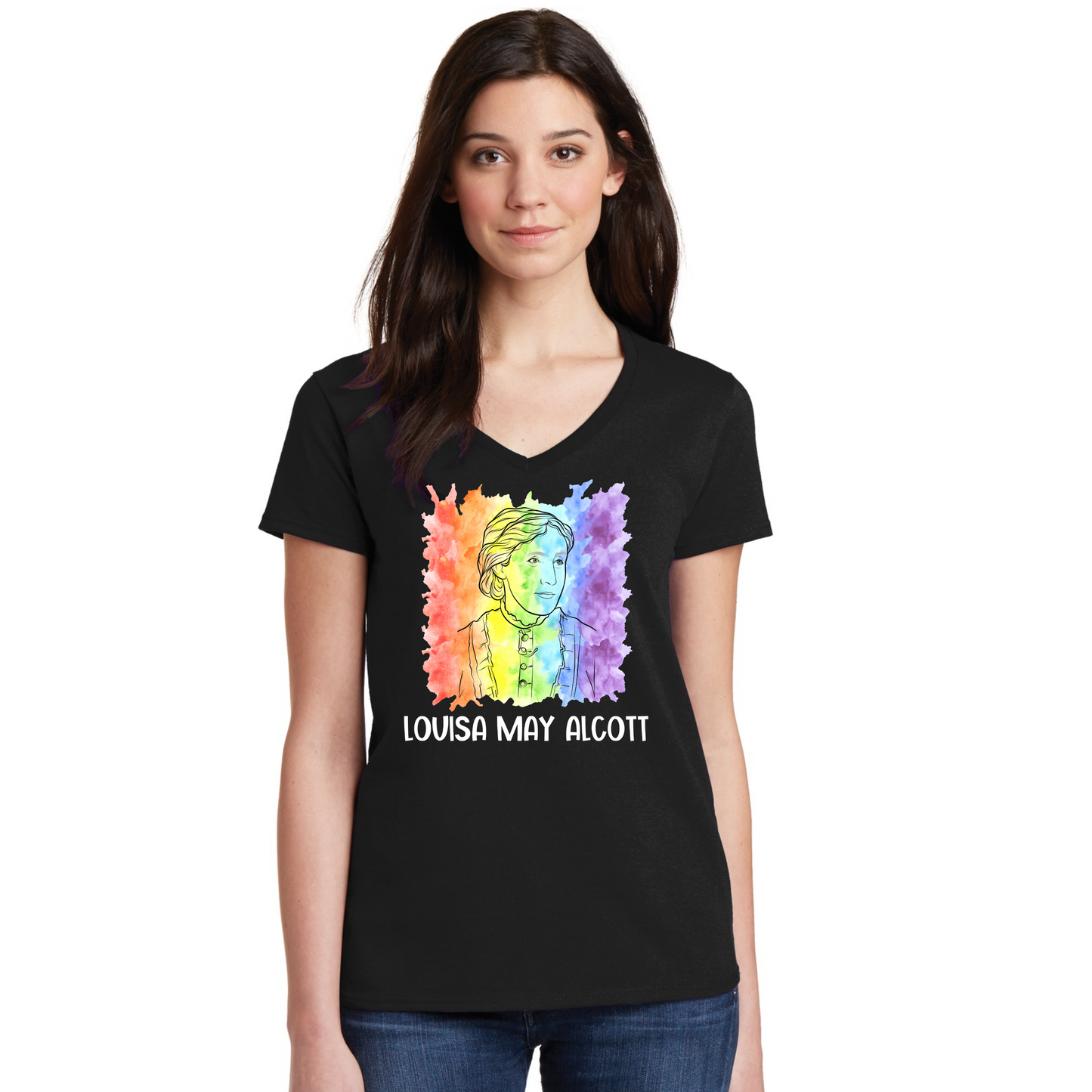 Louisa May Alcott Pride Short Sleeve Shirt