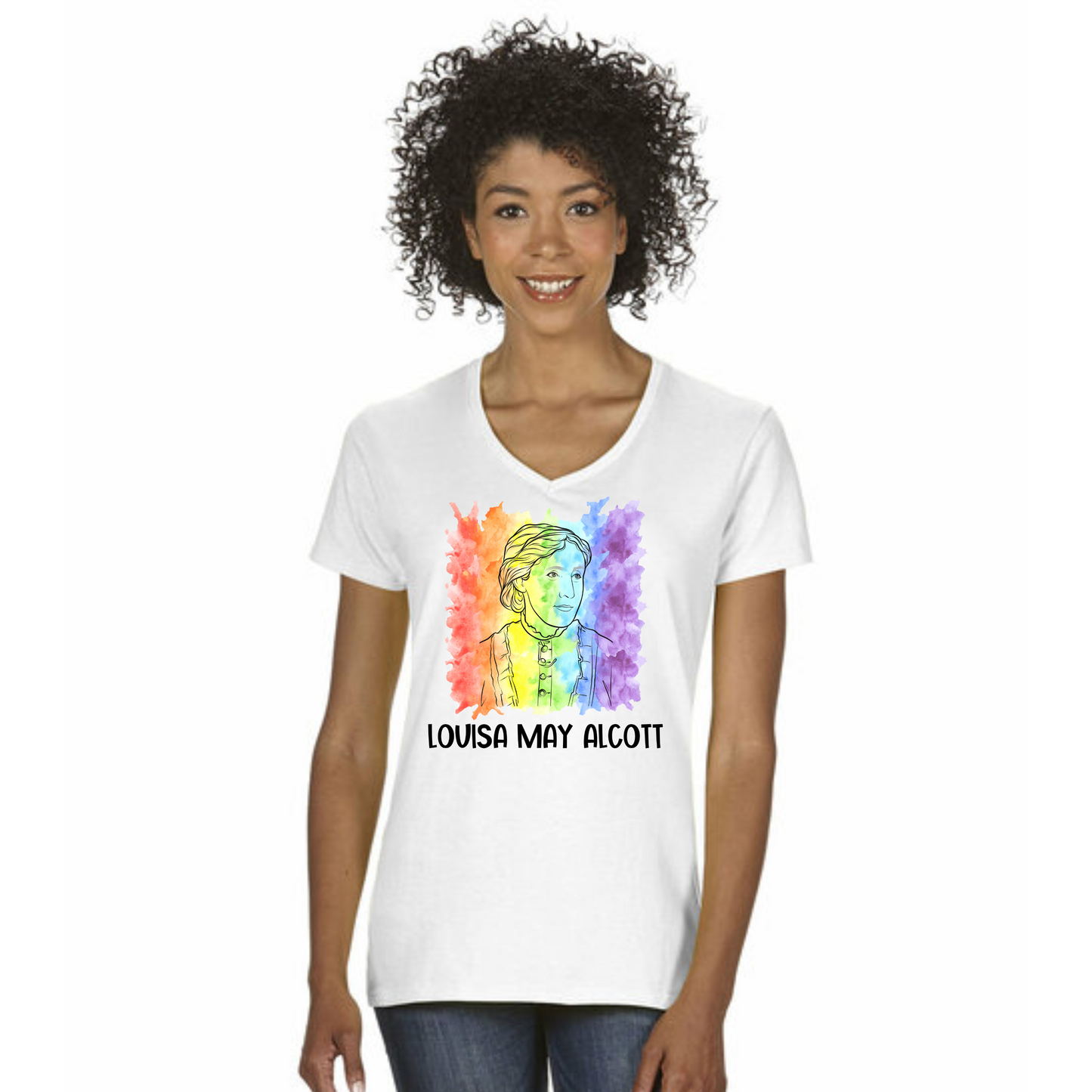 Louisa May Alcott Pride Short Sleeve Shirt