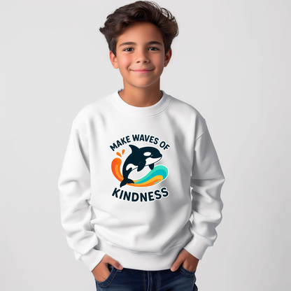 Make Waves of Kindness | Anti-Bullying Month Crewneck Sweatshirt