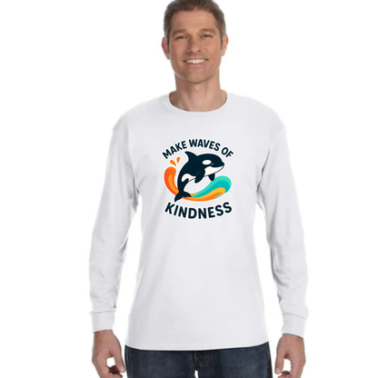 Make Waves of Kindness | Anti-Bullying Month Long Sleeve Shirt