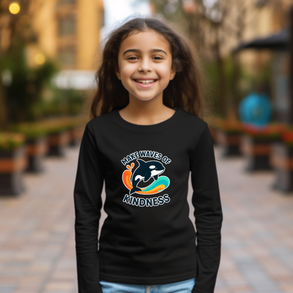 Make Waves of Kindness | Anti-Bullying Month Long Sleeve Shirt