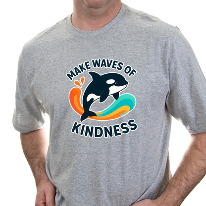 Make Waves of Kindness | Anti-Bullying Month Short Sleeve Shirt