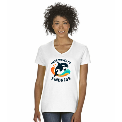 Make Waves of Kindness | Anti-Bullying Month Short Sleeve Shirt