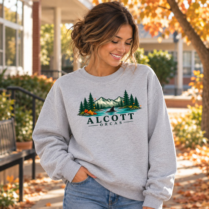 November Evergreen Orcas | Alcott Staff