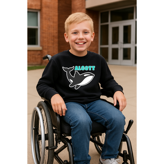 Orca Mascot Crewneck Sweatshirt
