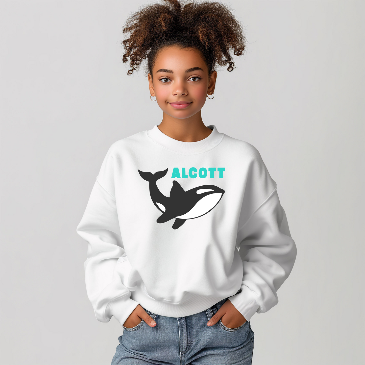 Orca Mascot Crewneck Sweatshirt