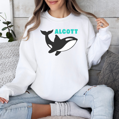Orca Mascot Crewneck Sweatshirt