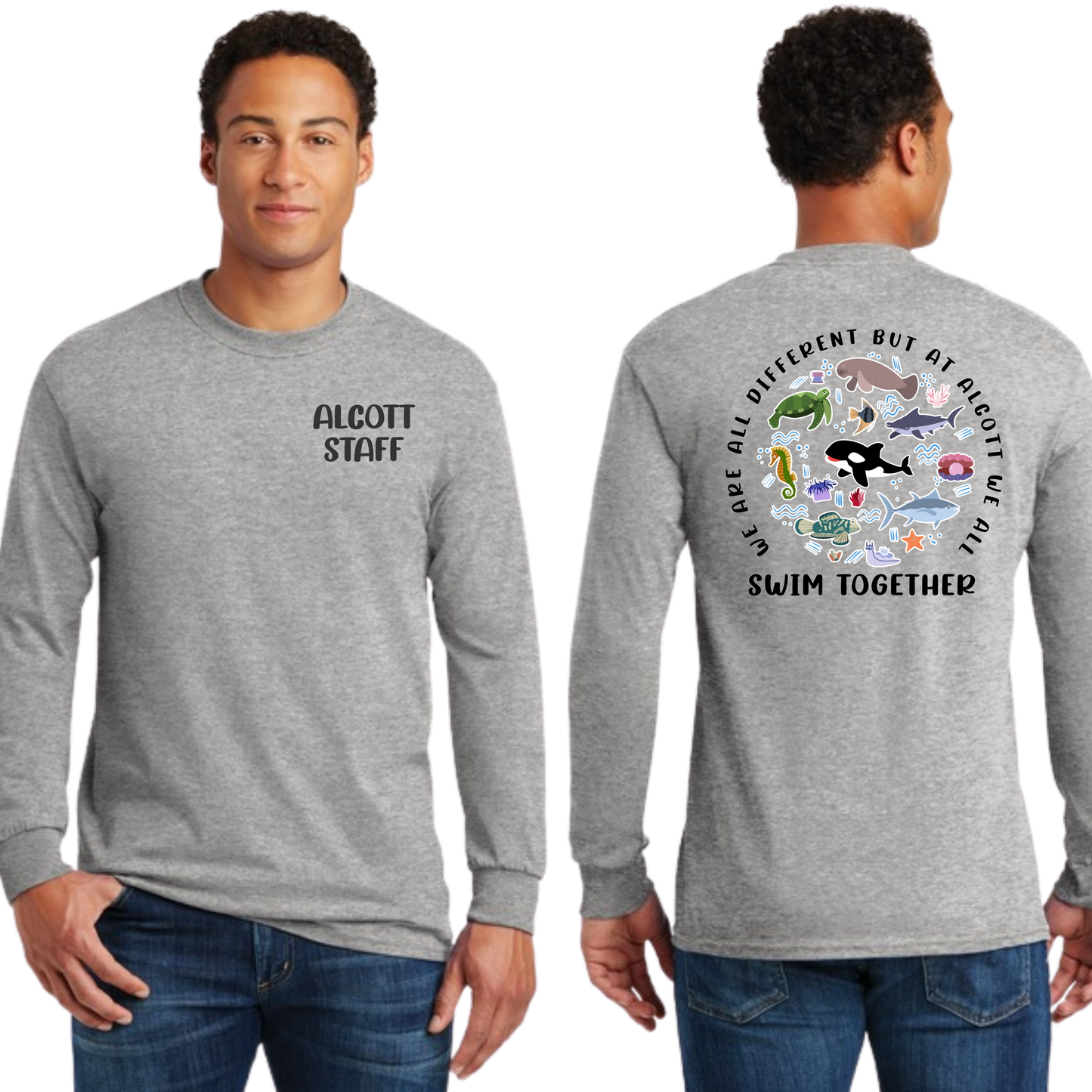 Orca Pod Staff Long Sleeve Shirt