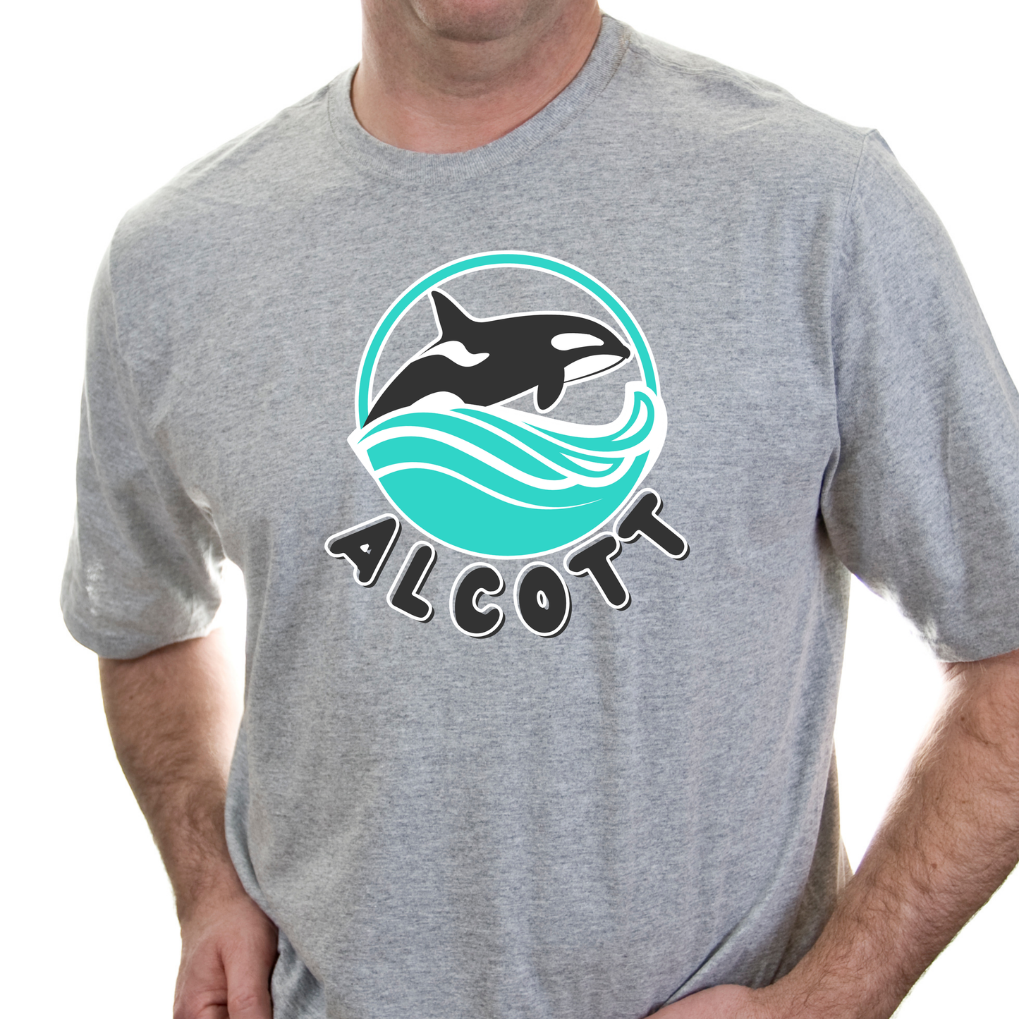 Orca Waves Short Sleeve Shirt